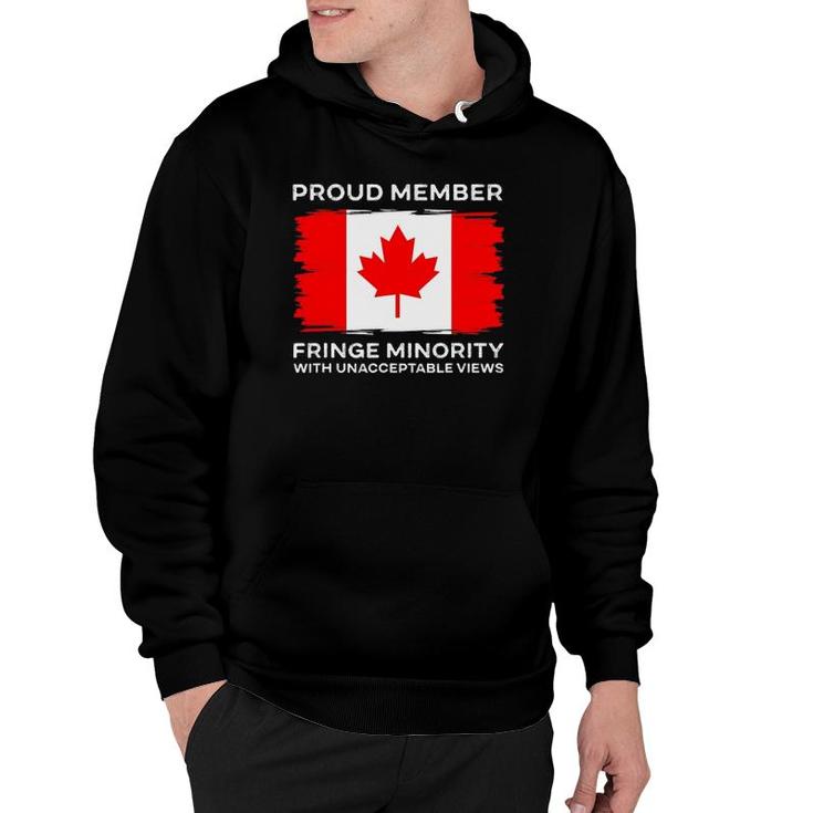 Proud Member Of Small Fringe Minority Canada Flag T-Shirt – Unisex Fit | Sizes S-5XL | Cotton Comfort