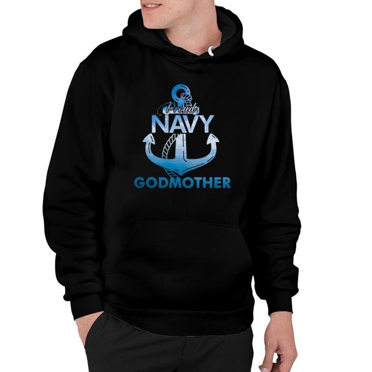 Proud Navy Godmother Gift Lover S Veterans Day Hoodie