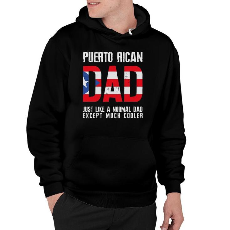 Puerto Rican Dad Like Normal Except Cooler Hoodie