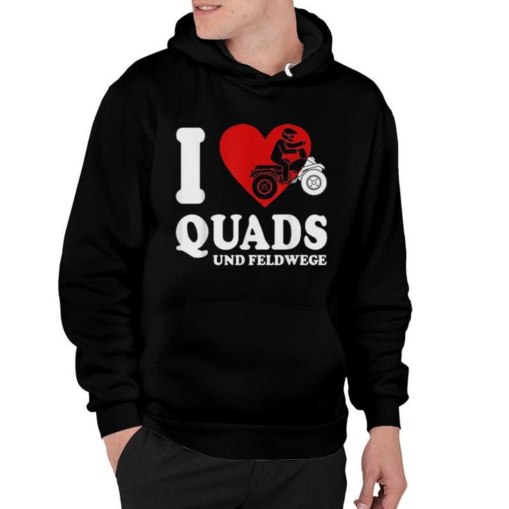 Quad Ride I Love Quads Sayings Heart Quadbike  Hoodie