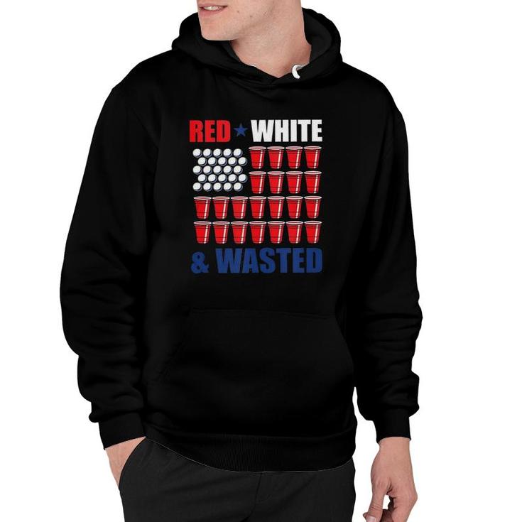 Red White And Wasted  Hoodie