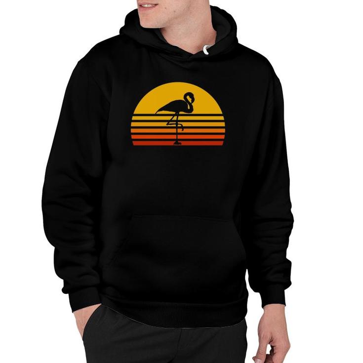Retro Flamingo Vintage Sunset Flamingo  Hoodie