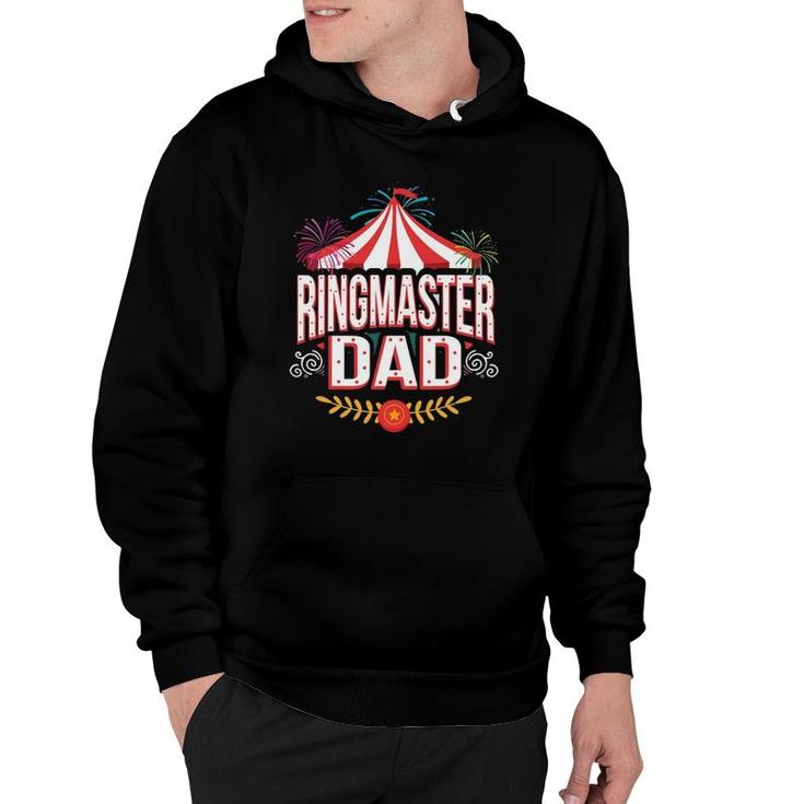 Ringmaster Dad  Circus Carnival Children Birthday Party Hoodie