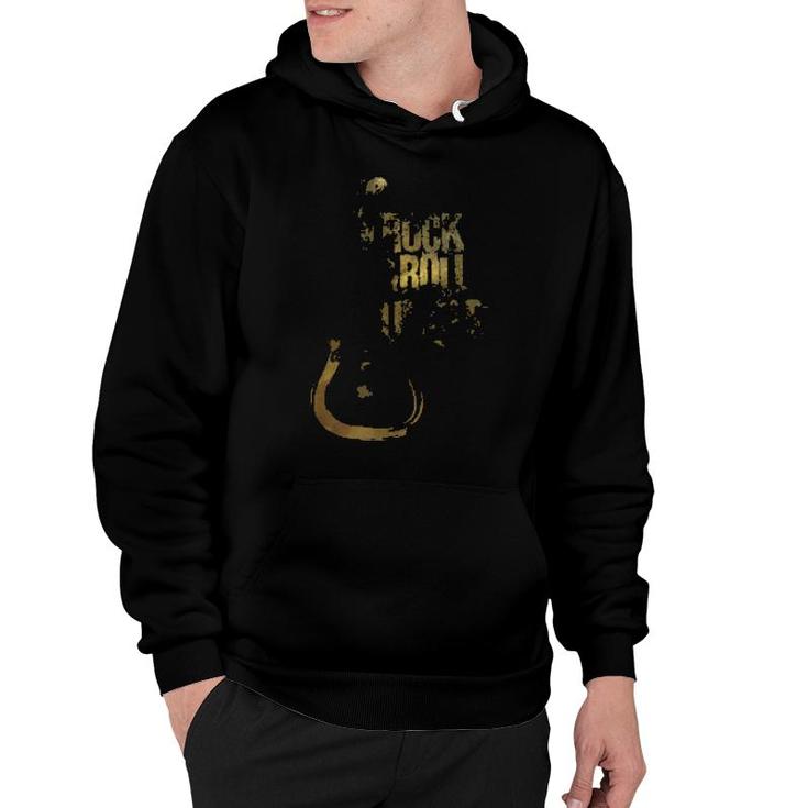 Rock And Roll Uncle Guitar Silhouette  Hoodie