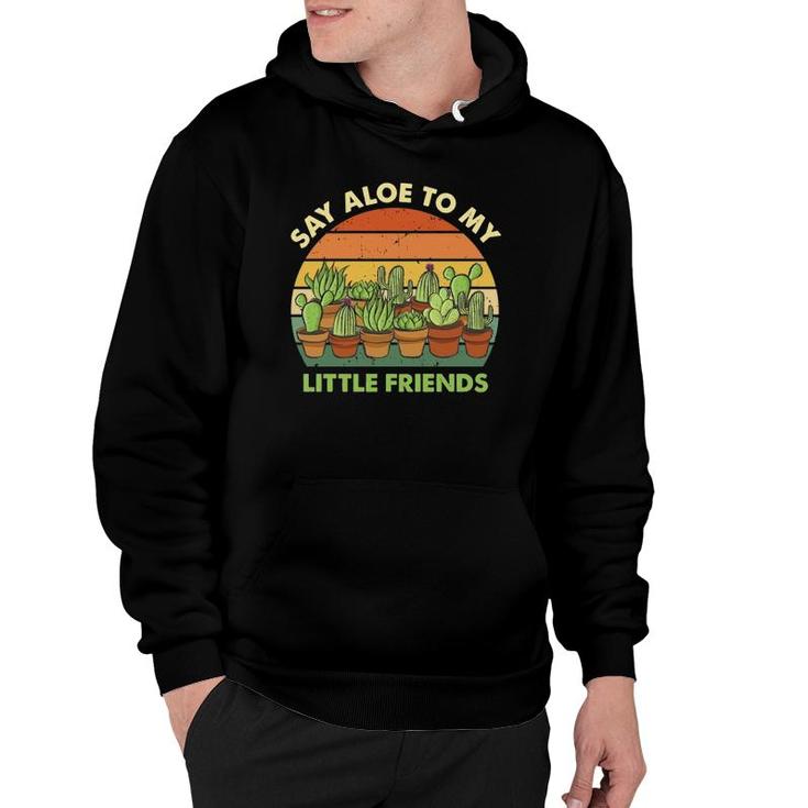 Say Aloe To My Little Friends Cactus Succulents Plants Long Sleeve T-Shirt  T-Shirt | Mazezy