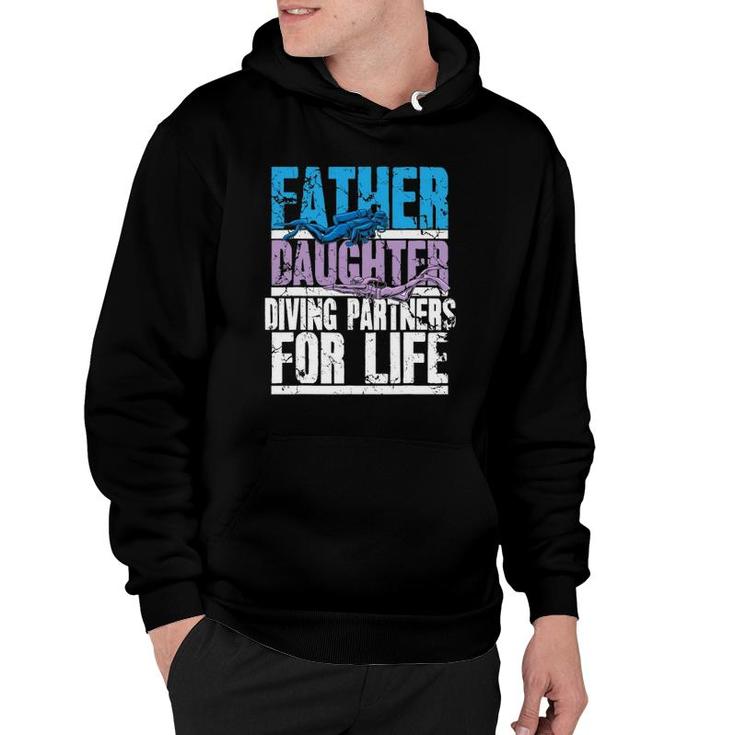 Scuba Diving Dad And Daughter Diving Partners For Life Hoodie
