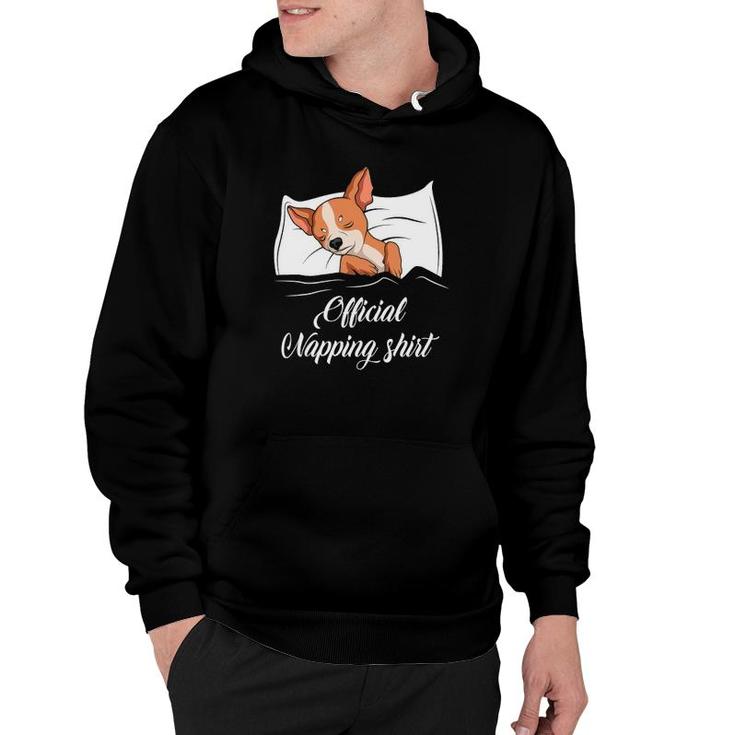 Sleeping Chihuahua Pyjamas Dog Lover Gift Official Napping Hoodie