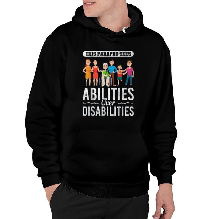 Special Education Paraprofessional Abilities Gift Hoodie