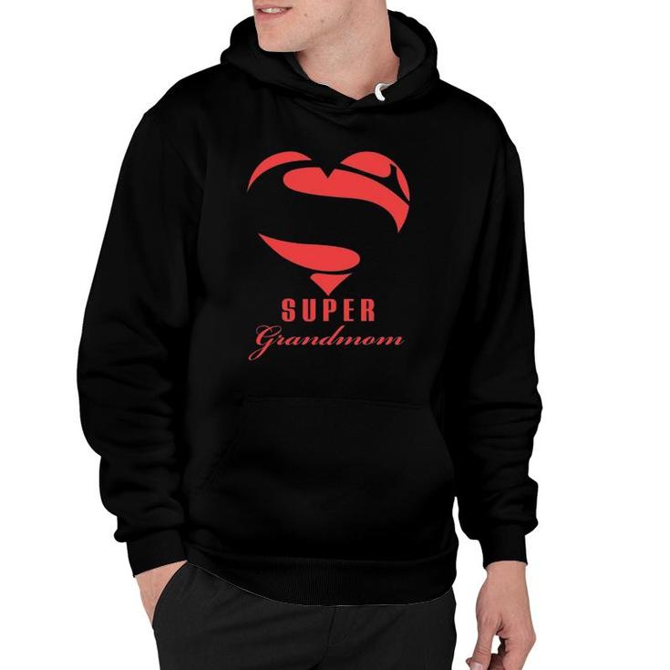 Super Grandmom Superhero Gift Mother Father Day Hoodie