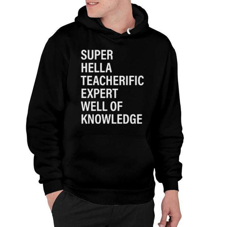 Super Teacherific Teacher Tee Hoodie