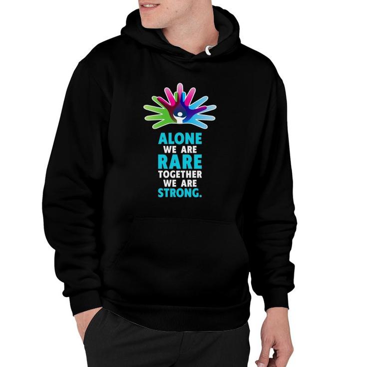 Together We Are Strong Rare Disease - Rare Disease Day 2022 Ver2 Hoodie
