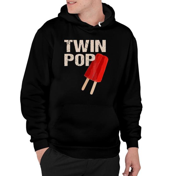 Twin Pop  Gift For Grandpa Twins Dadfather's Day Hoodie
