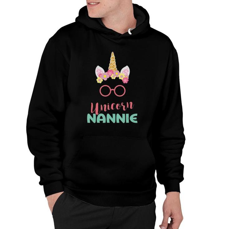 Unicorn Nannie , Gift For Mother's Day Grandma Hoodie