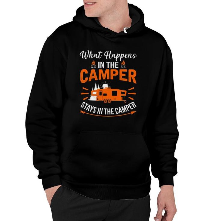 What Happens In The Camper Stays In The Camper Camp Hoodie