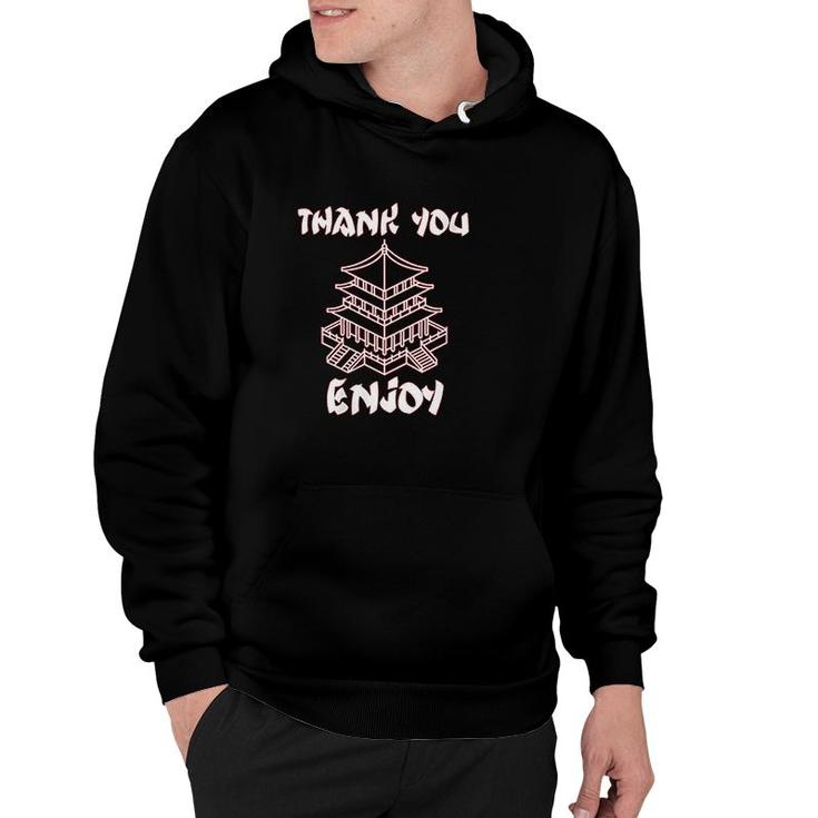 Womens Chinese Food Take Out Thank You Enjoy House Chinese Take Out Hoodie