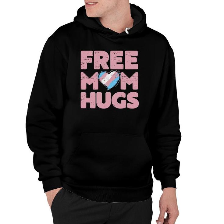 Womens Free Mom Hugs Transgender Pride Hoodie