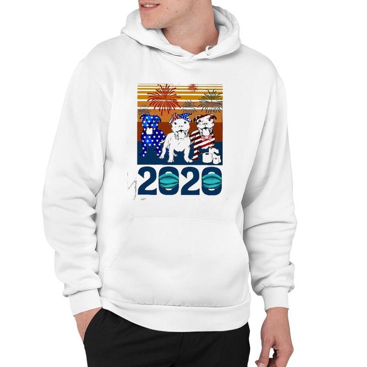 2020 Colorful Pitbull Vintage Version Hoodie