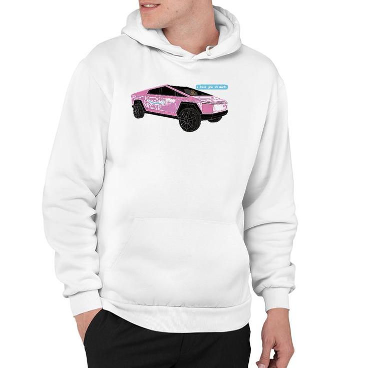 2021 777God I Love You So Much Cybercarts Pink Hoodie