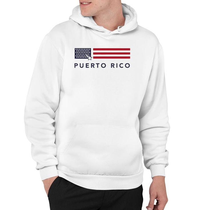51St Star American Flag Puerto Rico Statehood Hoodie