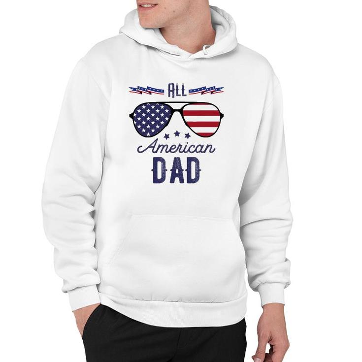 All American Dad 4Th Of July Sunglasses Hoodie