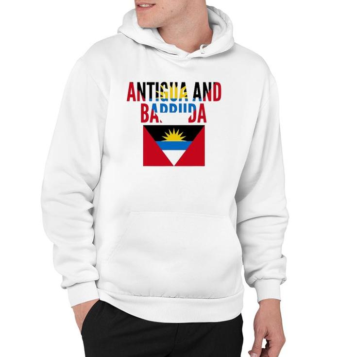Antiguan Gift - Antigua And Barbuda Country Flag Hoodie