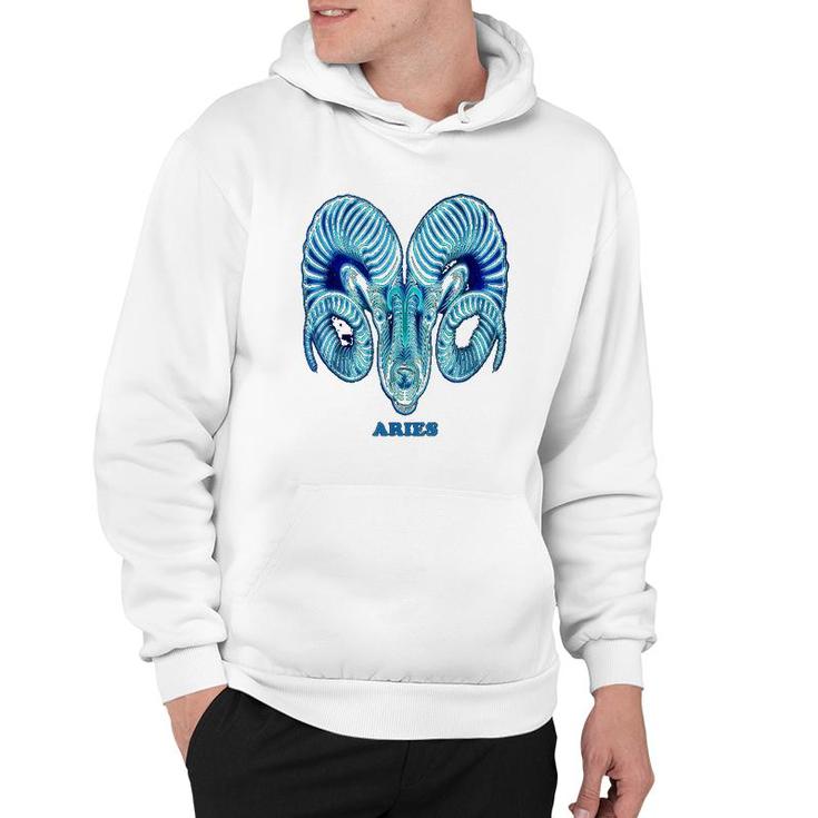 Aries Personality Astrology Zodiac Sign Horoscope Design Hoodie