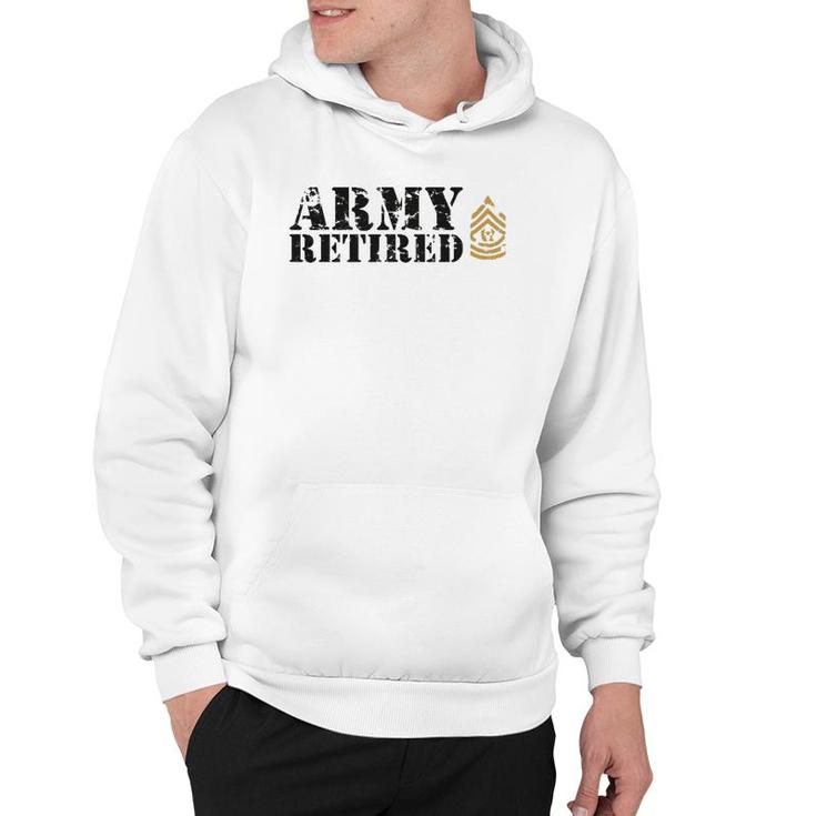 Army Command Sergeant Major Csm Retired Hoodie