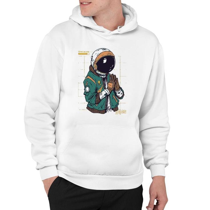 Astronaut Space Travel Retro Aesthetic Streetwear Hoodie