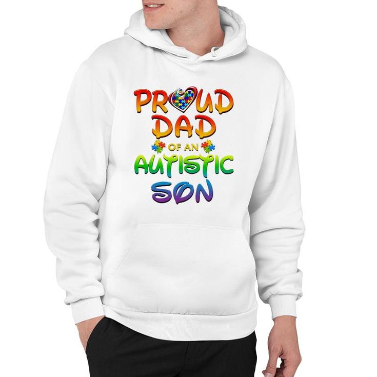 Autism Awareness Wear Proud Dad Of Son Men Women Hoodie