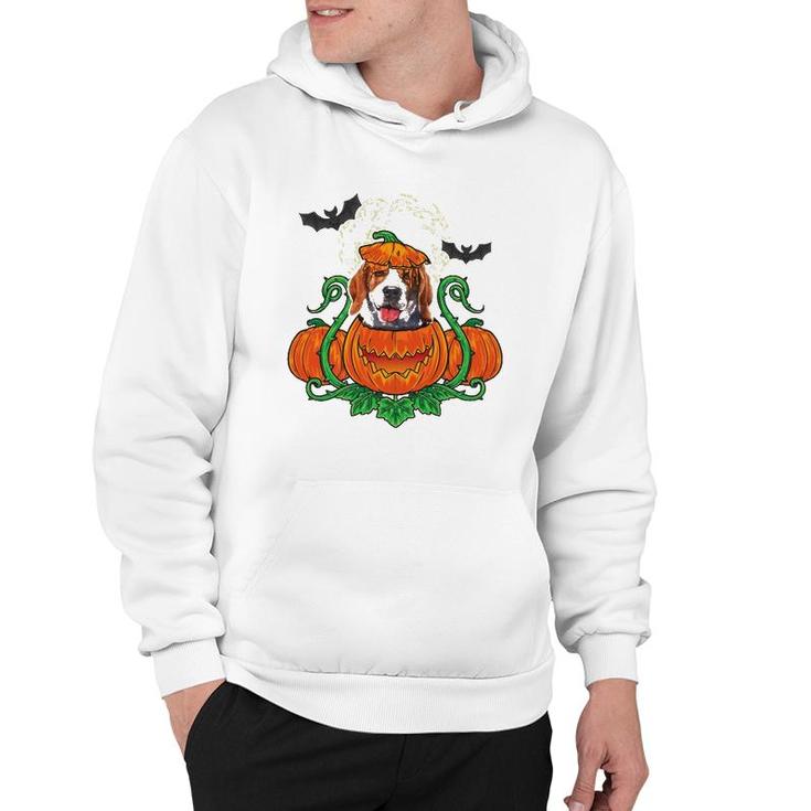 Beagle Costume Halloween Pumpkin Halloween Funny Dog Gift Hoodie