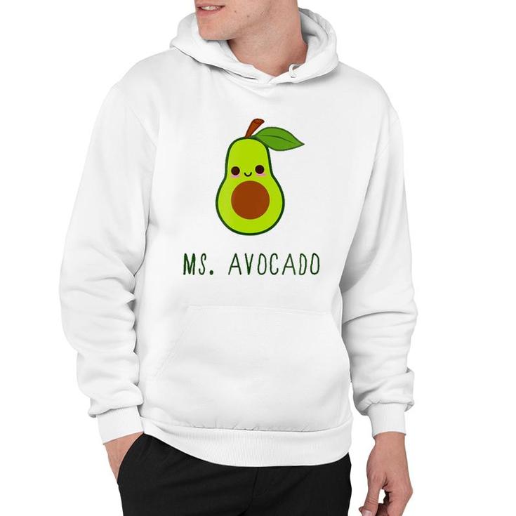 Best Gift For Avocado Lovers - Womens Ms Avocado Hoodie