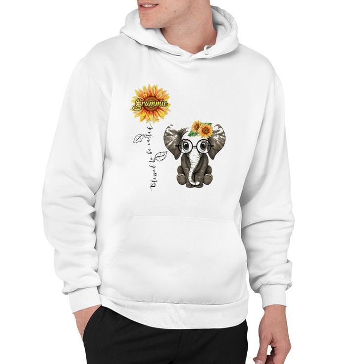 Blessed To Be Called Grammie Hippie Elephant Mother's Day Hoodie