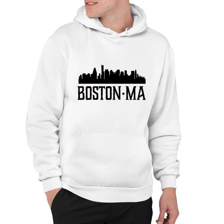 Boston Massachusetts Skyline Hoodie