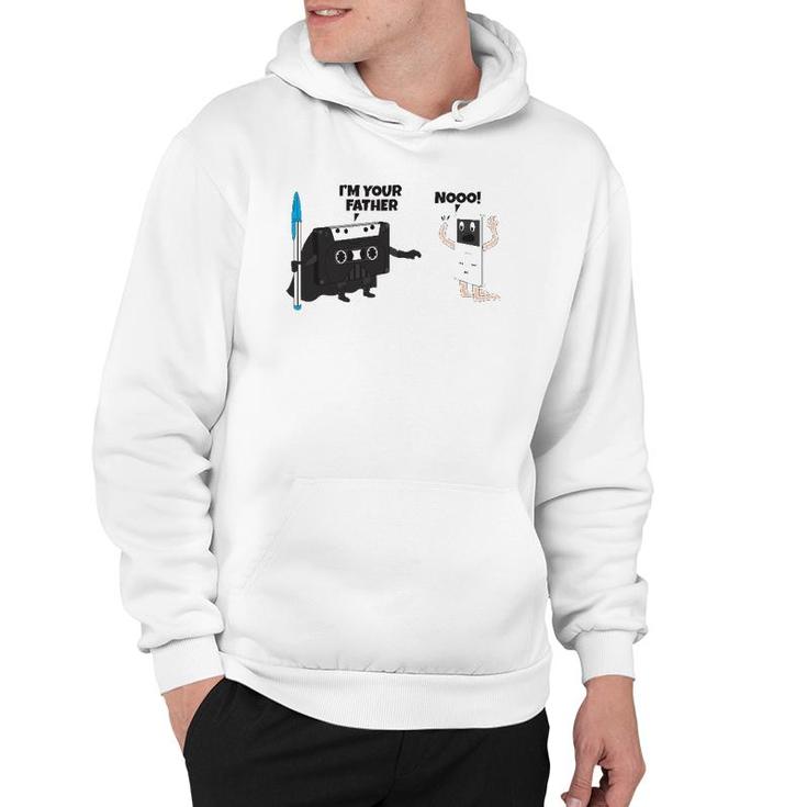 Cassette Tape I Am Your Father Novelty Graphic Hoodie