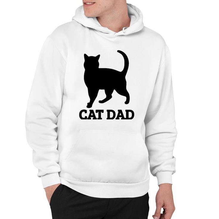 Cat Dad Mens Cat Tee Hoodie