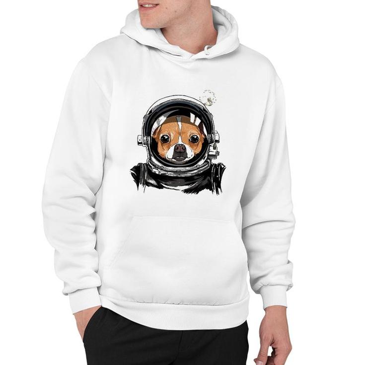 Chihuahua Dog Astronaut Space Exploration Astronomy Lover Hoodie