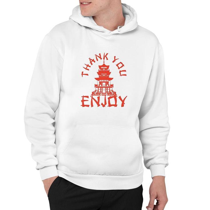 Chinese Take Out Thank You Enjoy Food Asian Chinese Takeout Hoodie