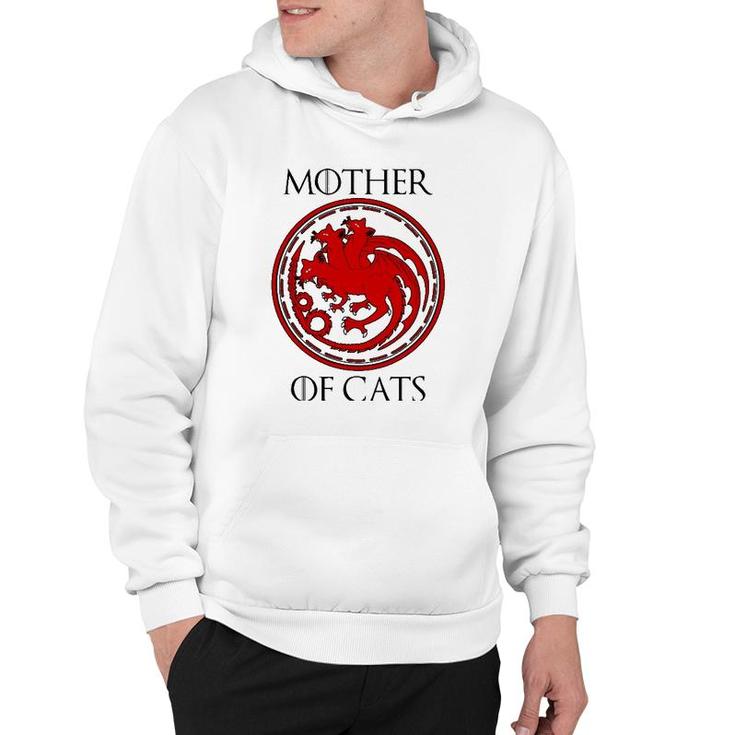 Cool Mother Of Cats Design For Cat And Kitten Enthusiasts Hoodie