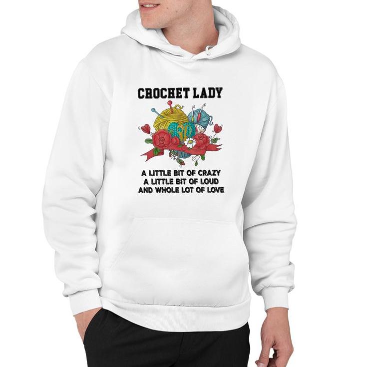 Crochet And Knitting Lady Hoodie