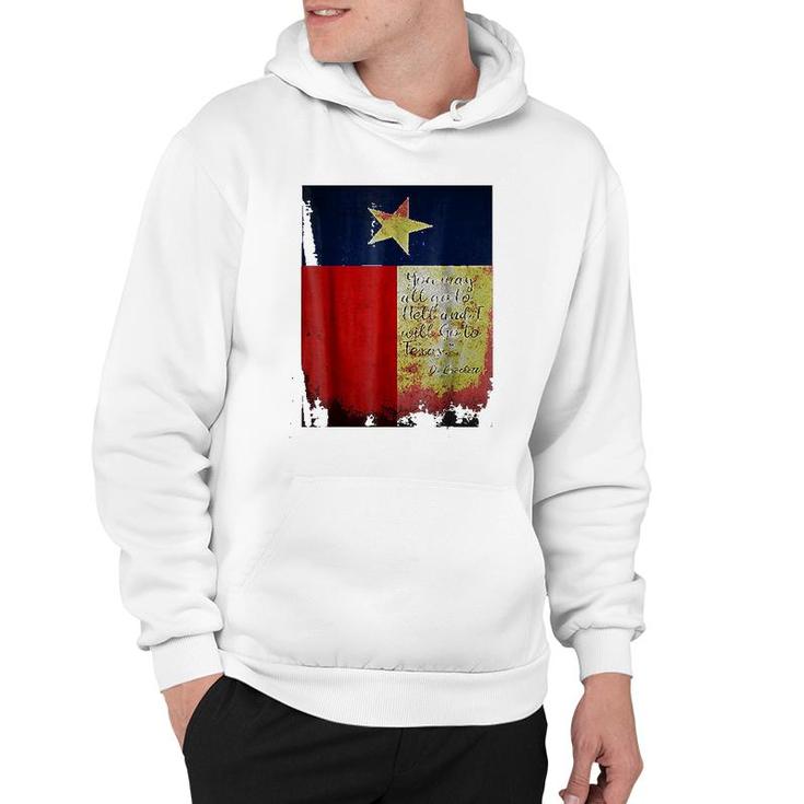 Crockett Texas Flag Hoodie