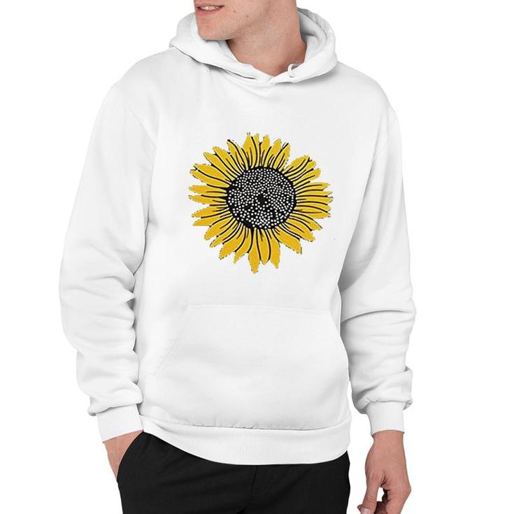 Cute Sunflowers Print Hoodie