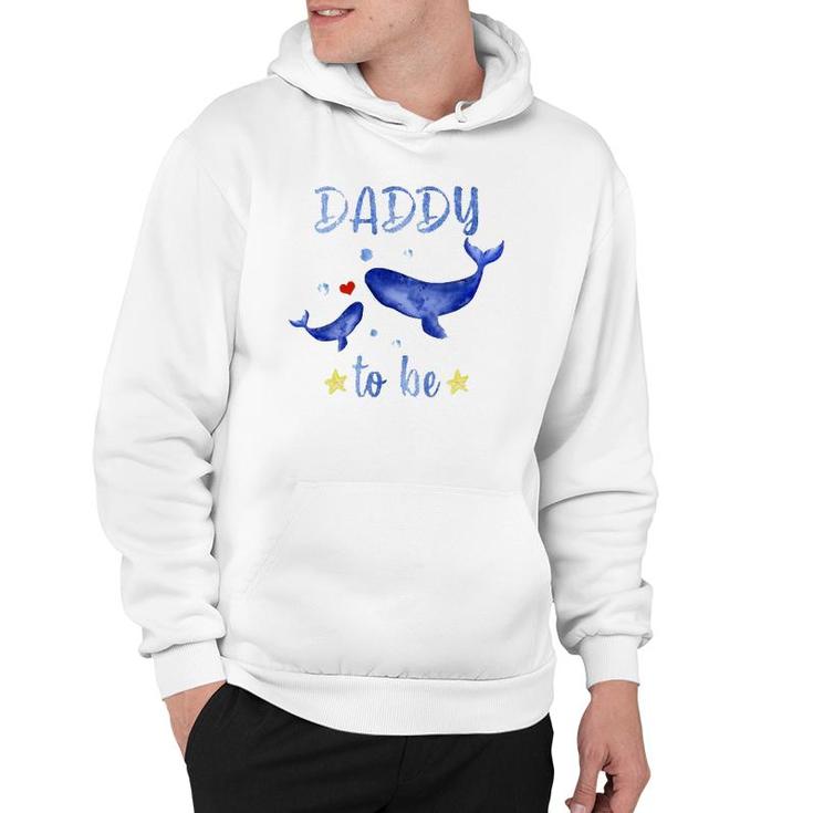 Daddy To Be Whale Pregnancy Announcement Sea Animal Hoodie