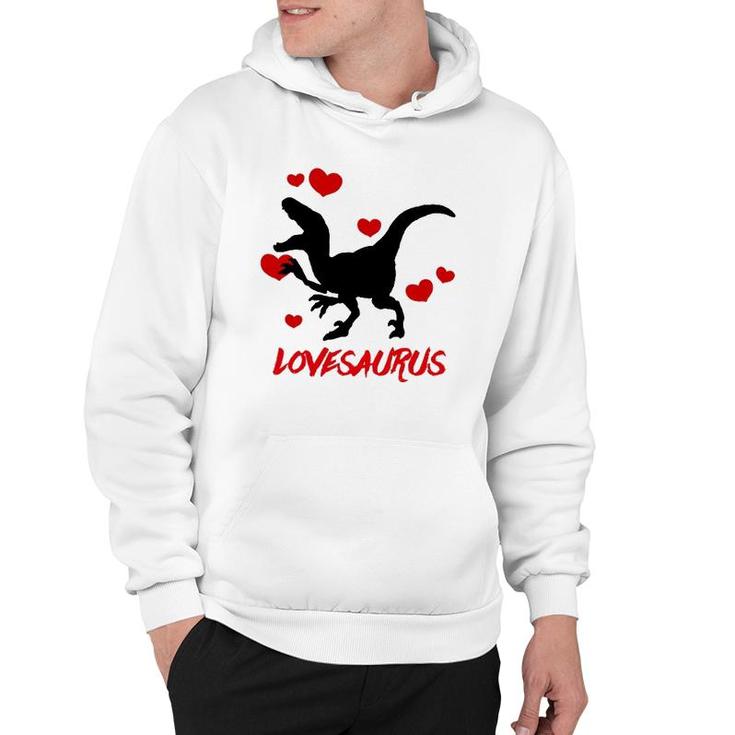 Dinosaur Valentine  Funny Valentines Day Gifts For Kids Hoodie