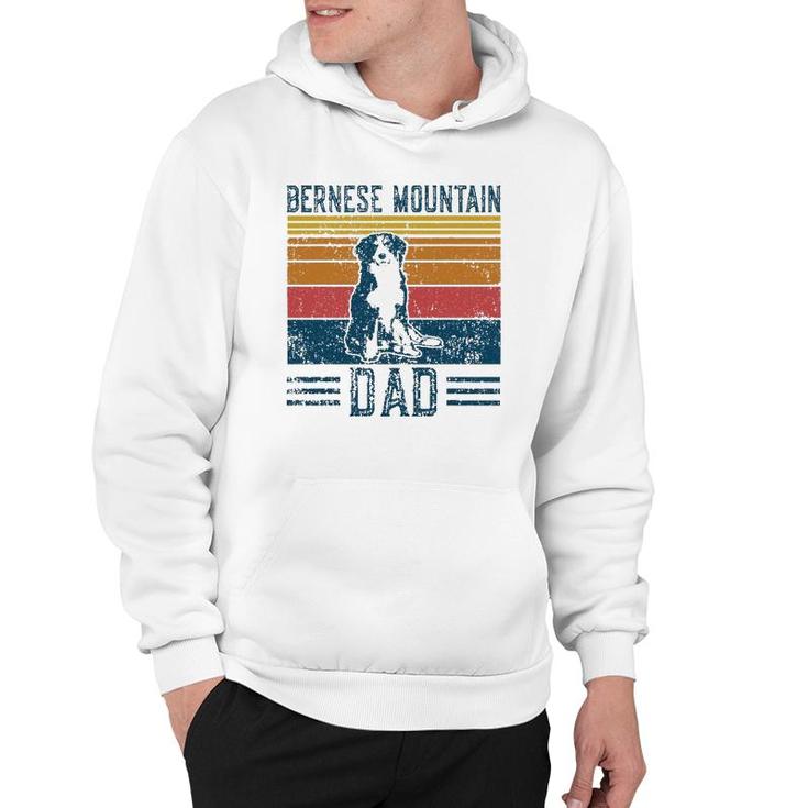 Dog Berner Dad - Vintage Bernese Mountain Dad Hoodie