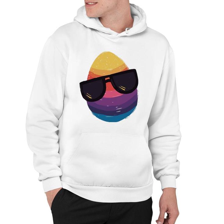 Easter Egg With Sunglasses Happy Easter Egg 2022 Ver2 Hoodie
