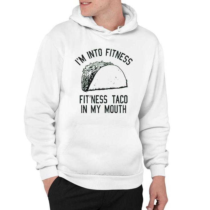 Fitness Taco Funny Gym Graphic Hoodie
