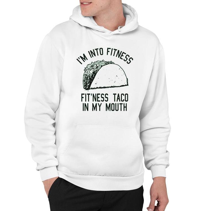 Fitness Taco Funny Gym Hoodie