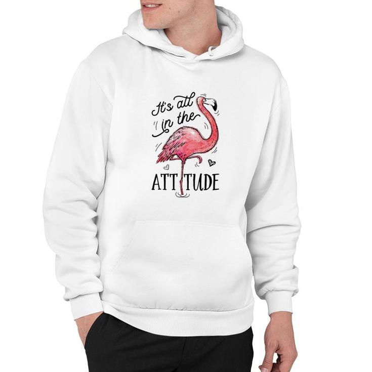 Flamingo Its All In The Attitude Hoodie