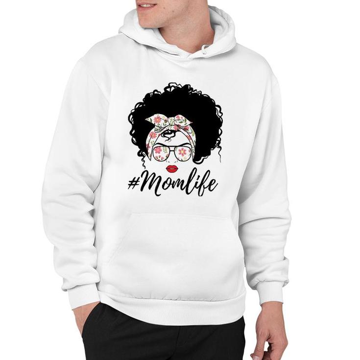 Floral Flower Mom Afro Hair Mother's Day 2021 Ver2 Hoodie