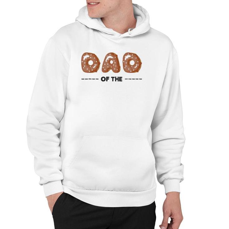 Funny Dad Of The Birthday Girl Family Donut Birthday Gift Hoodie